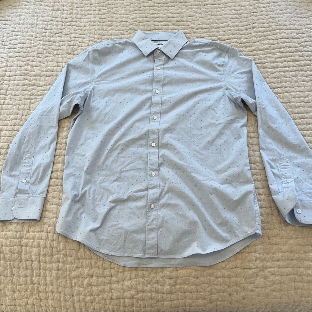 Old Navy Polka Dot Button Down